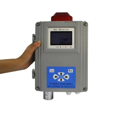 Wall-mounted hydrogen chloride HCL gas leak alarm detector