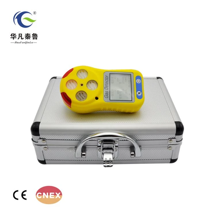 Mini Size 4 Gas Detector For Portable CO H2S O2 LEL Multi Analyzer