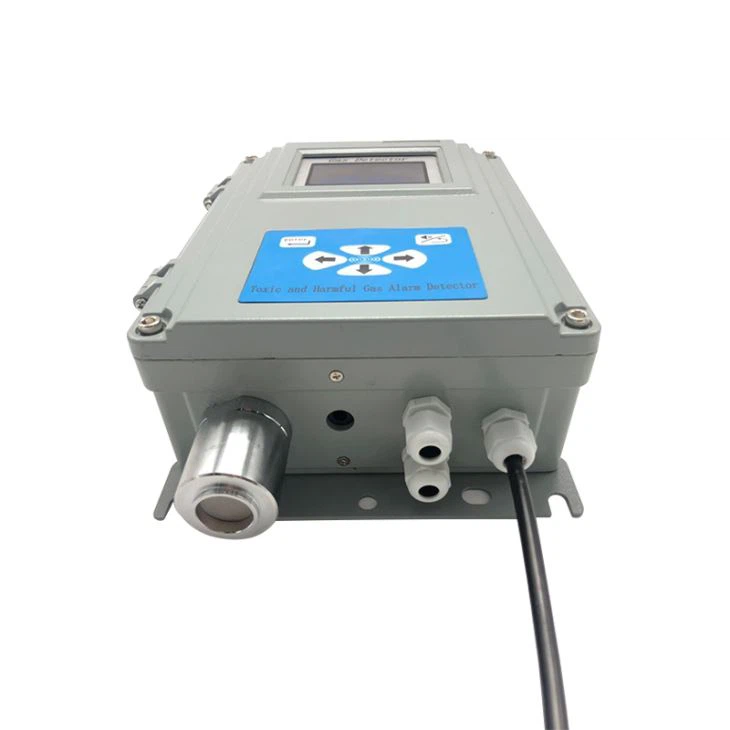 Environmental industries wall-mounted gas alarming detector for gas leak sensor and gas alarm detection
