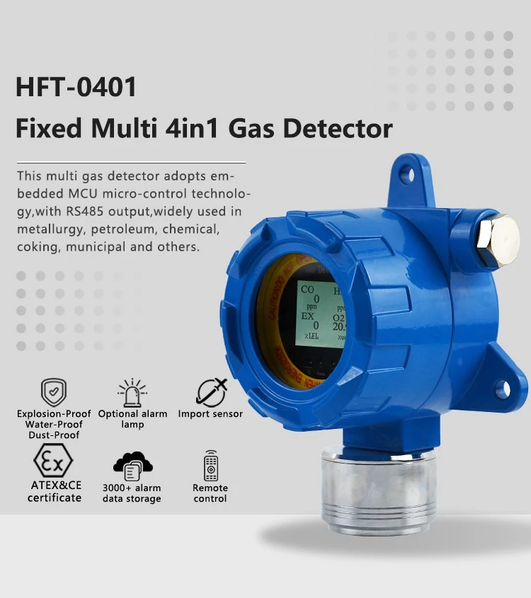 Customized fixed multi gas detector Customized fixed multi gas detector