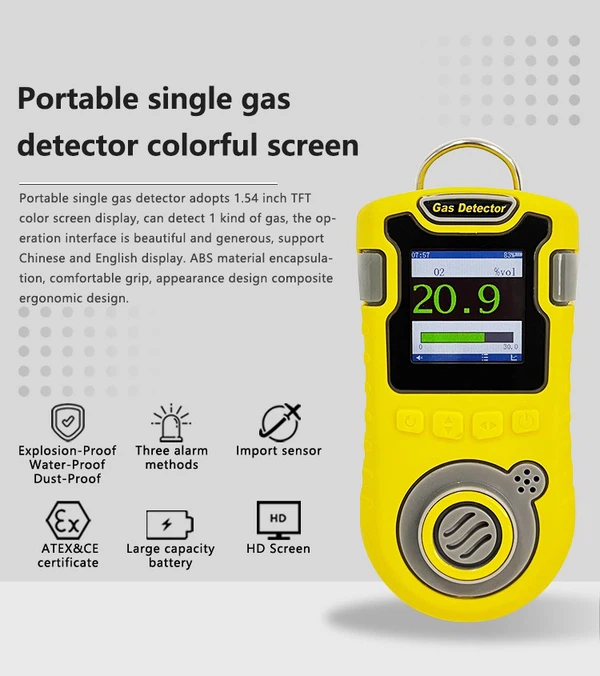 H2S personal gas monitors made in China H2S personal gas monitors made in China